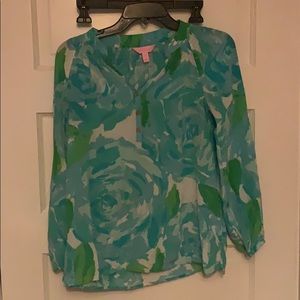 Lily Pulitzer long sleeve blouse